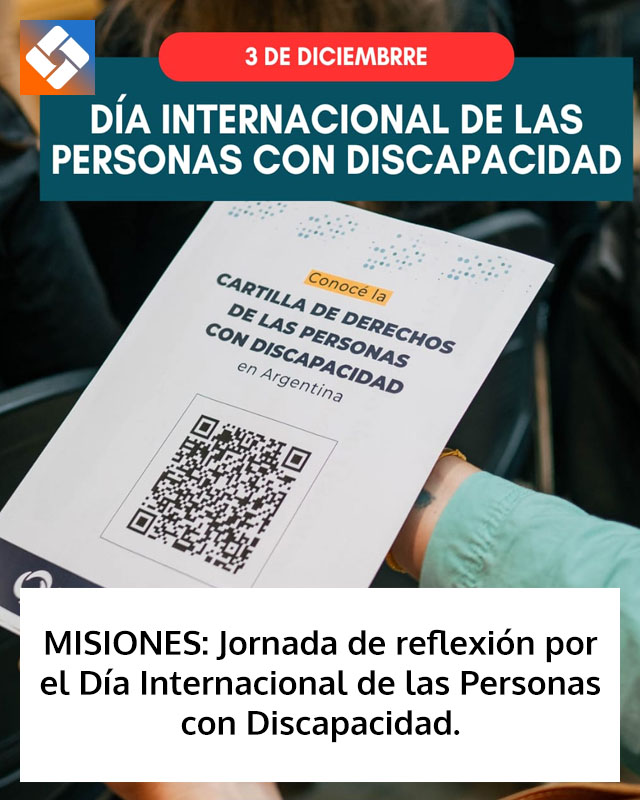MISIONES: Jornada de reflexión por el Día Internacional de las Personas con Discapacidad