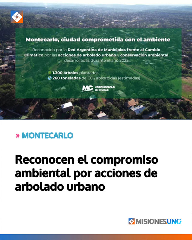 Reconocen el compromiso ambiental por acciones de arbolado urbano