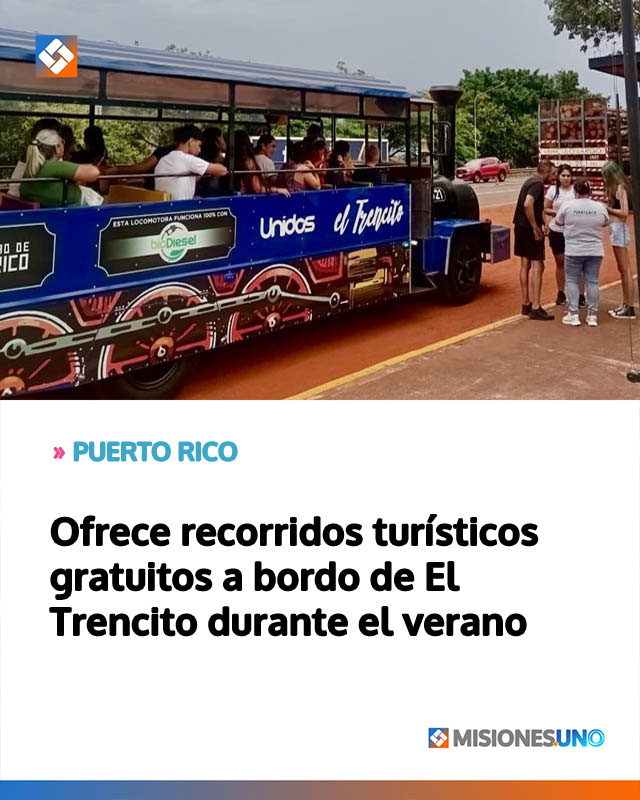 Puerto Rico ofrece recorridos turísticos gratuitos a bordo de El Trencito durante el verano