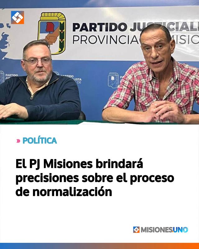 El PJ Misiones brindará precisiones sobre el proceso de normalización