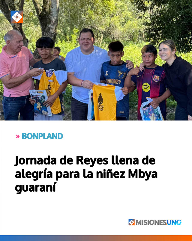 Jornada de Reyes llena de alegría para la niñez Mbya guaraní