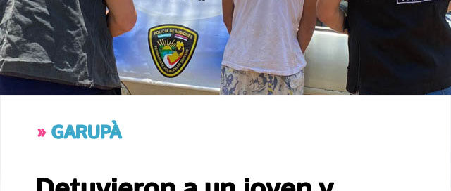 Detuvieron a un joven y recuperaron bienes robados tras un trabajo investigativo