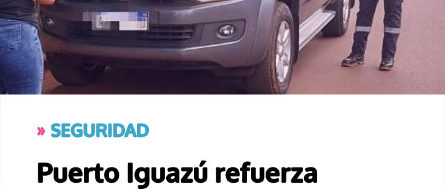 Puerto Iguazú refuerza controles de tránsito para verificar el cumplimiento del IPA