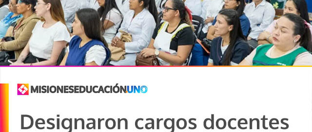 Designaron cargos docentes para el inicio del Ciclo Lectivo 2026 en Dos de Mayo