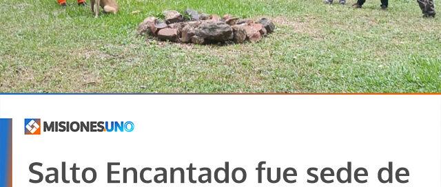 Salto Encantado fue sede de un encuentro provincial de Unidades Caninas orientado a la búsqueda y rescate